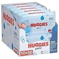 Algopix Similar Product 18 - Huggies Pure Baby Wipes  10 x Packs of