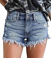 Algopix Similar Product 20 - onlypuff Distressed Jean Shorts for