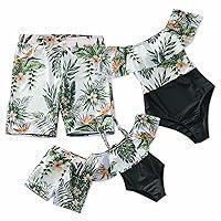 Algopix Similar Product 9 - IFFEI Mommy and Me Swimsuits One Piece