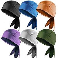 Algopix Similar Product 17 - YOHITOP 6 Pack Breathable Doo Rags for