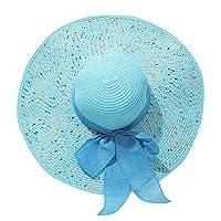 Algopix Similar Product 3 - Womens Wide Brim Straw Panama Hat