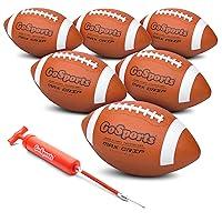 Algopix Similar Product 19 - GoSports Rubber Footballs  6 Pack of