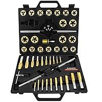 Algopix Similar Product 17 - ELUMPLUS SAE/Metric Tap and Die Set