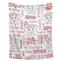 Algopix Similar Product 13 - Personalized Baby Blanket for Girls