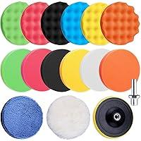 Algopix Similar Product 9 - SIQUK 16 Pieces Buffing Pads 6 Inch Car