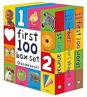 Algopix Similar Product 3 - First 100 Board Book Box Set 3 books