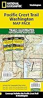 Algopix Similar Product 9 - Pacific Crest Trail Washington Map