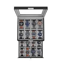 Algopix Similar Product 7 - SONGMICS 16Slot Watch Box Watch Case