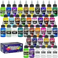 Algopix Similar Product 12 - Airbrush Paint 36 Colors with 4