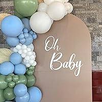 Algopix Similar Product 5 - Oh Baby Baby Shower Decal  Baby Shower