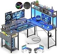 Algopix Similar Product 6 - Besiost Small L Shaped Gaming Desk with