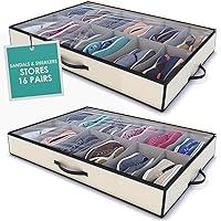 Algopix Similar Product 5 - Woffit Under Bed Shoe Storage Organizer