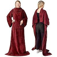 Algopix Similar Product 14 - PAVILIA Wearable Blanket with Sleeves