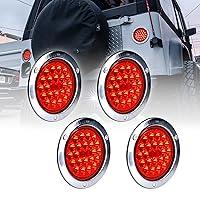 Algopix Similar Product 3 - TRUE MODS 4pc 4 Inch Round 10 LED