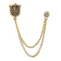 Algopix Similar Product 11 - Knighthood Shield And Stone Lapel Pin