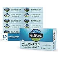 Algopix Similar Product 2 - Wild Planet Wild Mackerel Fillets in
