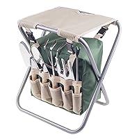 Algopix Similar Product 3 - Pure Garden Folding Garden Stool with