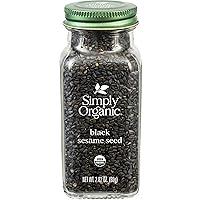Algopix Similar Product 4 - Simply Organic Black Whole Sesame Seed