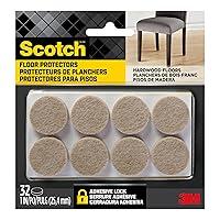 Algopix Similar Product 6 - Scotch Felt Pads 32 PCS Beige Felt