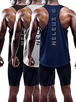 Algopix Similar Product 18 - NELEUS Mens 3 Pack Dry Fit YBack