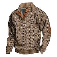 Algopix Similar Product 8 - xoxingysm Brown SweaterMens 3D Graphic