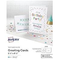 Algopix Similar Product 10 - Avery Printable Greeting Cards