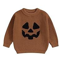 Algopix Similar Product 4 - Baby Halloween Sweater Pumpkin Pattern