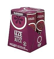 Algopix Similar Product 19 - IZZE Sparkling Juice Blackberry 84