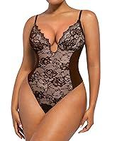 Algopix Similar Product 5 - SHAPELLX Lace Tummy Control Shapewear