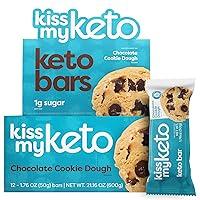 Algopix Similar Product 1 - Kiss My Keto Cookie Dough Protein Bars