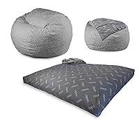 Algopix Similar Product 7 - CordaRoys Faux Fur Bean Bag Chair
