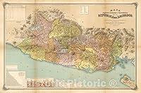 Algopix Similar Product 11 - Historic Map  Mapa Poltico Escolar y