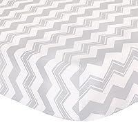 Algopix Similar Product 11 - The Peanutshell Fitted Crib Sheet for