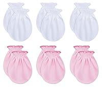 Algopix Similar Product 12 - RATIVE Newborn Baby Cotton Gloves Sleep