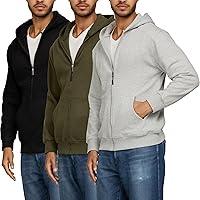 Algopix Similar Product 14 - PURE CHAMP 3 pk Cotton Hoodies for Men