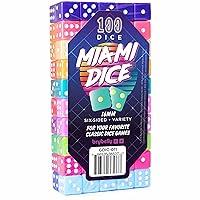 Algopix Similar Product 9 - 100pack Miami Dice Retro 80s 6Sided