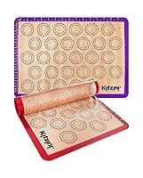 Algopix Similar Product 2 - Kitzini Macaron Silicone Baking Mats 2