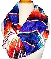 Algopix Similar Product 13 - Mexican Serape Infinity Scarf Winter