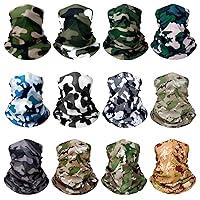 Algopix Similar Product 8 - 12 pcs Breathable Neck Gaiter Face