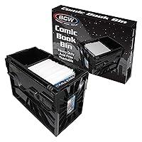 Algopix Similar Product 4 - BCW Comic Bin Black  Holds 150