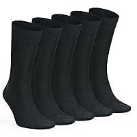 Algopix Similar Product 5 - GoWith 5 Pairs Mens Dress Socks Soft