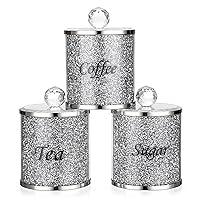 Algopix Similar Product 8 - JUXYES Set of 3 Sparky Glass Crushed