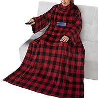 Algopix Similar Product 5 - PAVILIA Wearable Blanket with Sleeves