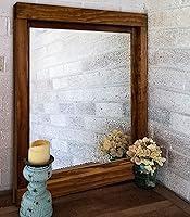 Algopix Similar Product 16 - Farmhouse Framed Wall Mirror 20 Stain