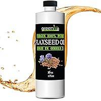 Algopix Similar Product 13 - GreenIVe Flax Seed Oil 100 Pure Cold