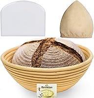 Algopix Similar Product 15 - 9 Inch Bread Banneton Proofing Basket 