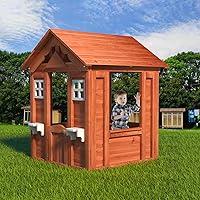 Algopix Similar Product 20 - Outdoor Cottage Playhouse Wooden 2