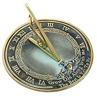 Algopix Similar Product 4 - Rome RM2308 Brass Sundial Grow Old