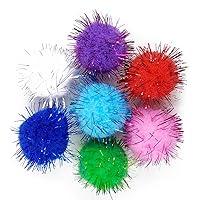 Algopix Similar Product 15 - SamuRita Assorted Sparkle Glitter Pom