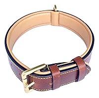 Algopix Similar Product 4 - Soft Touch Collars Padded Leather Dog
